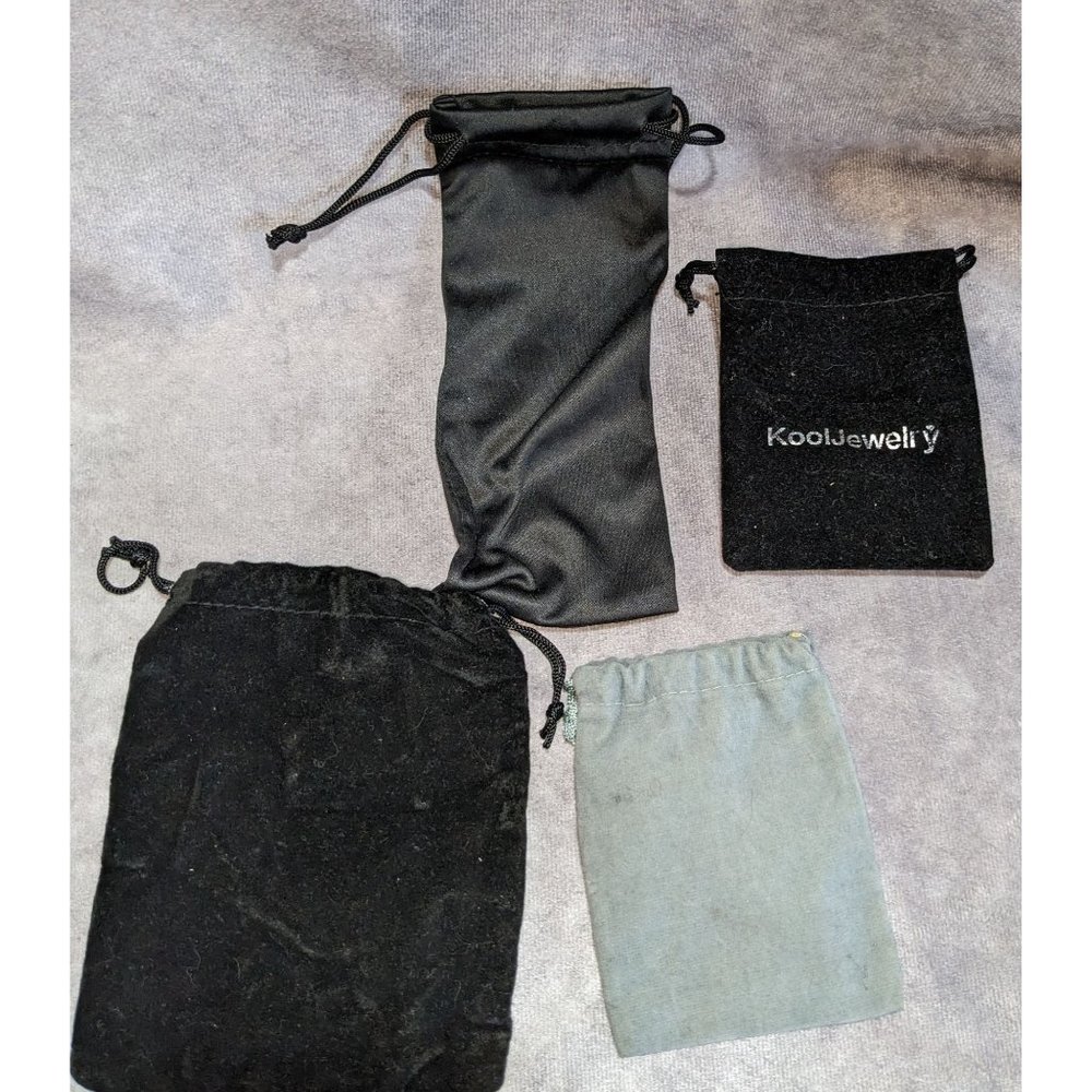 Assorted Jewelry Dust Bags (4)